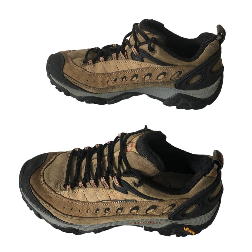 Merrell Pulse II Smoke Women Sneakers Lace-up Size 10US 41EU 7.5UK Brown Black